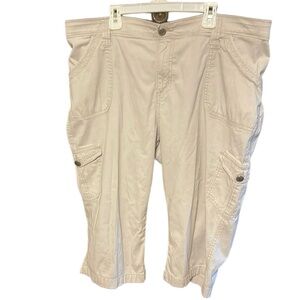 Lees Sinfully Soft Cargo Capris Size 16W